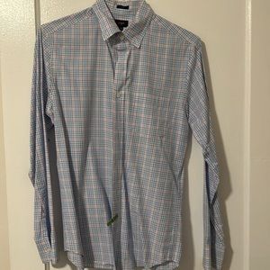 Pink and blue dress shirt